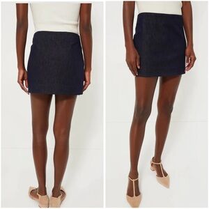 TNUCK Navy Denim Taryn Mini Skirt